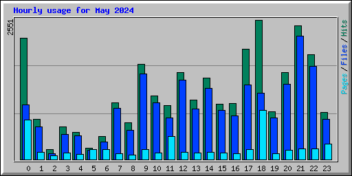 Hourly usage for May 2024